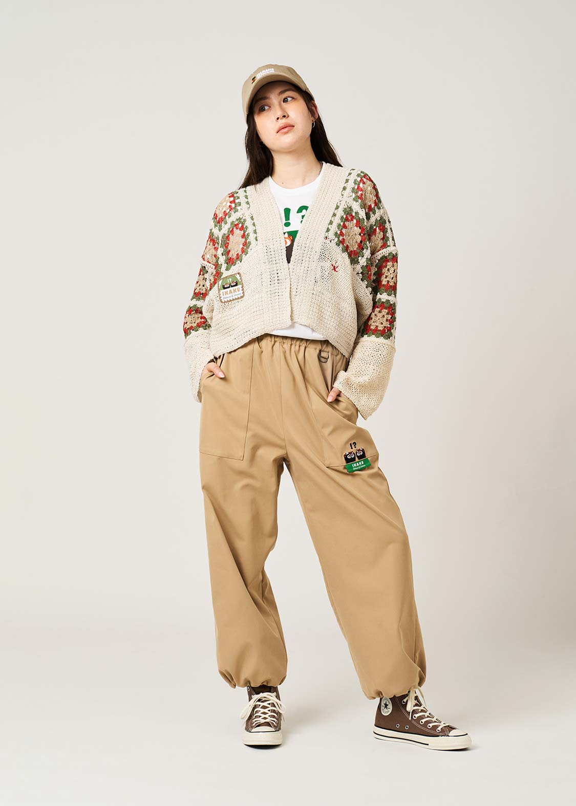 Ikaku Bikkuri Hatena | Crochet Short Knit Cardigan