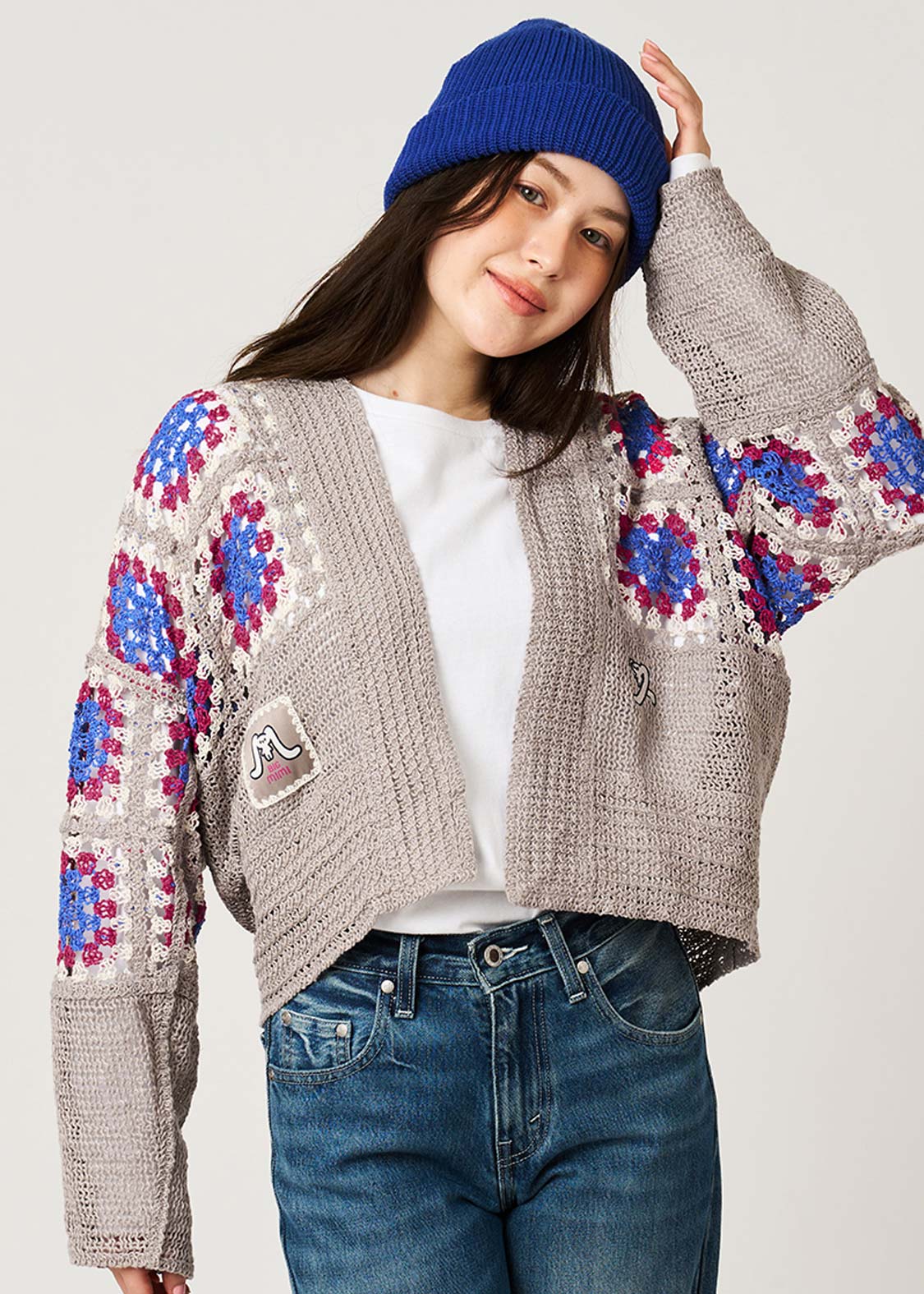 Big Mimi | Crochet Short Knit Cardigan