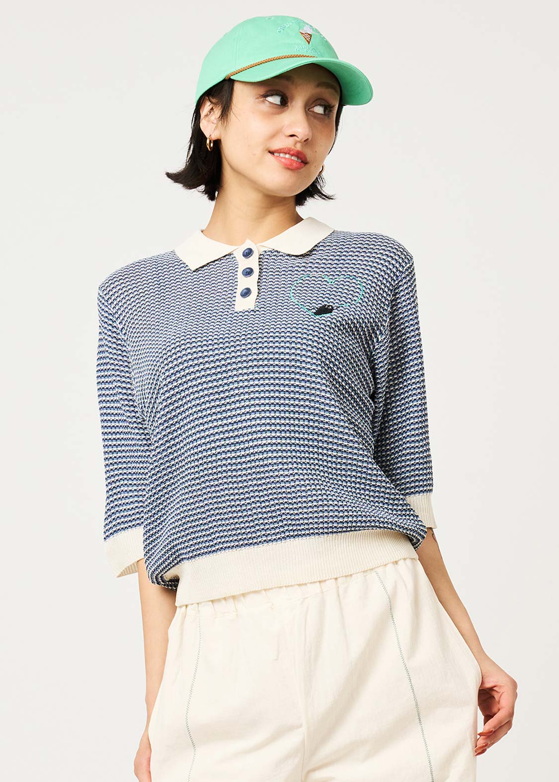 Magic Paint Beautiful Shadow | Knit Polo Shirt