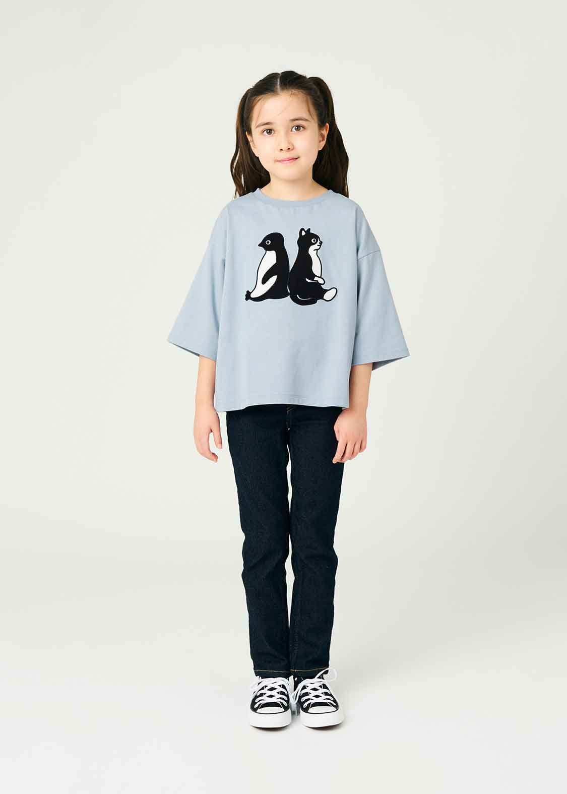 Chiharu Sakazaki Big Silhouette Short Sleeve Tee (Chiharu Sakazaki_Shirasewomatsu) - Kids