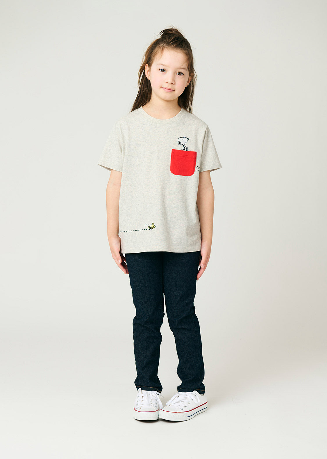 Peanuts Short Sleeve Tee  (Peanuts_Woodstock Flying) - Kids