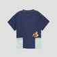 Curious George Side Mesh Pocket Big Short Sleeve Tee (Curious George_Banana) - Kids