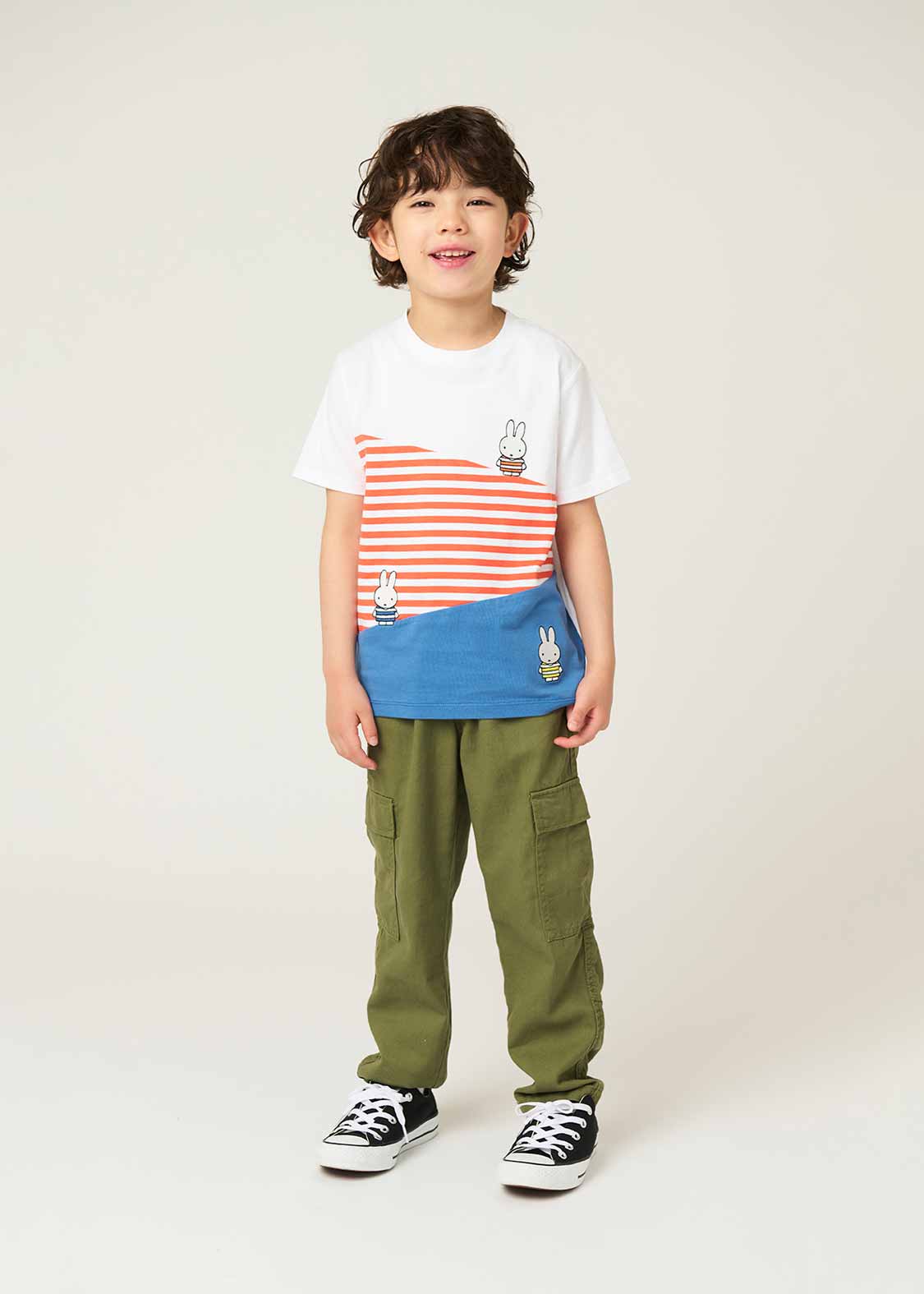 miffy Short Sleeve Tee (miffy_miffy Stripe) - Kids