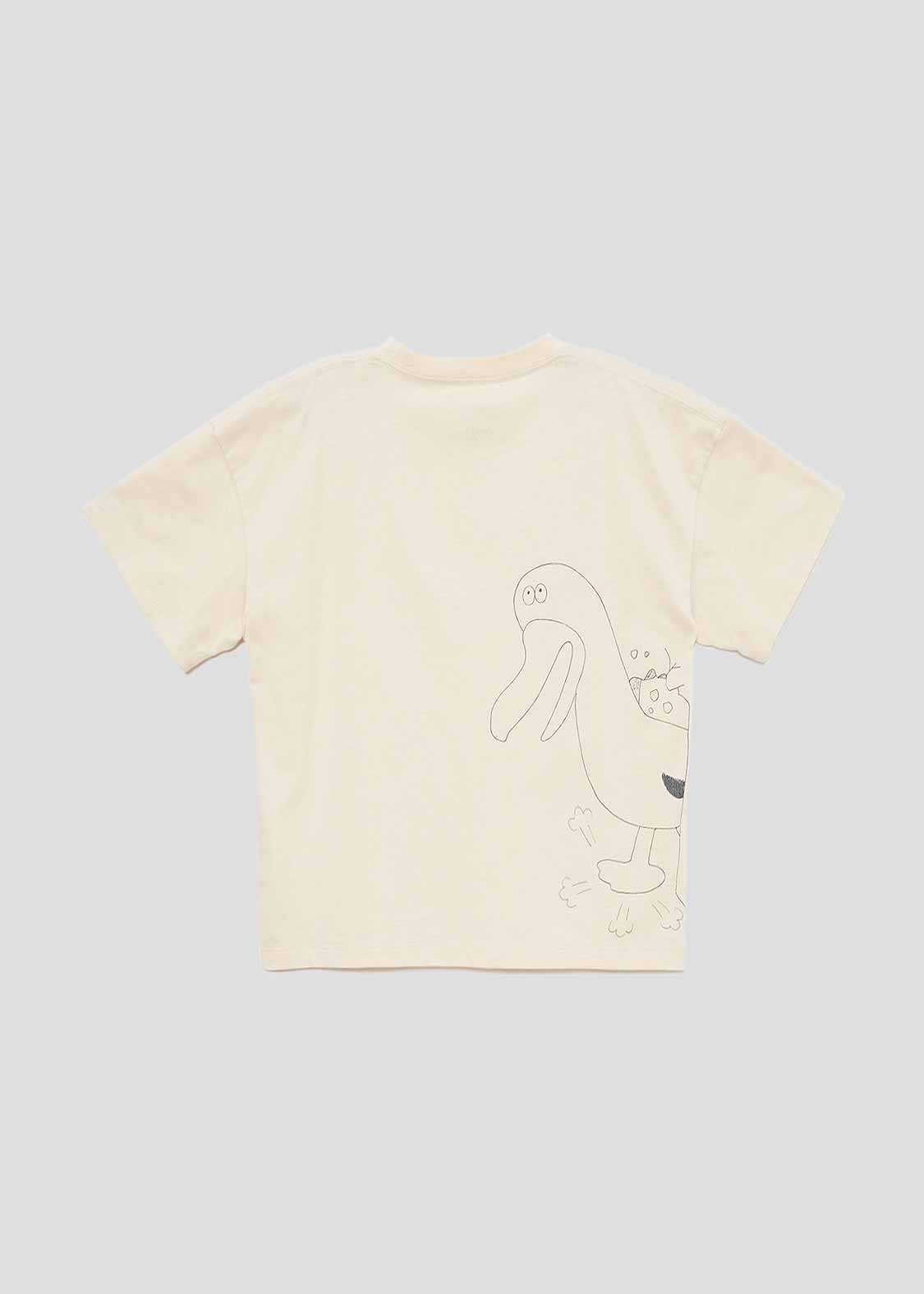 11 Piki no Neko Big Short Sleeve Tee (11 Piki no Neko_Albatross)