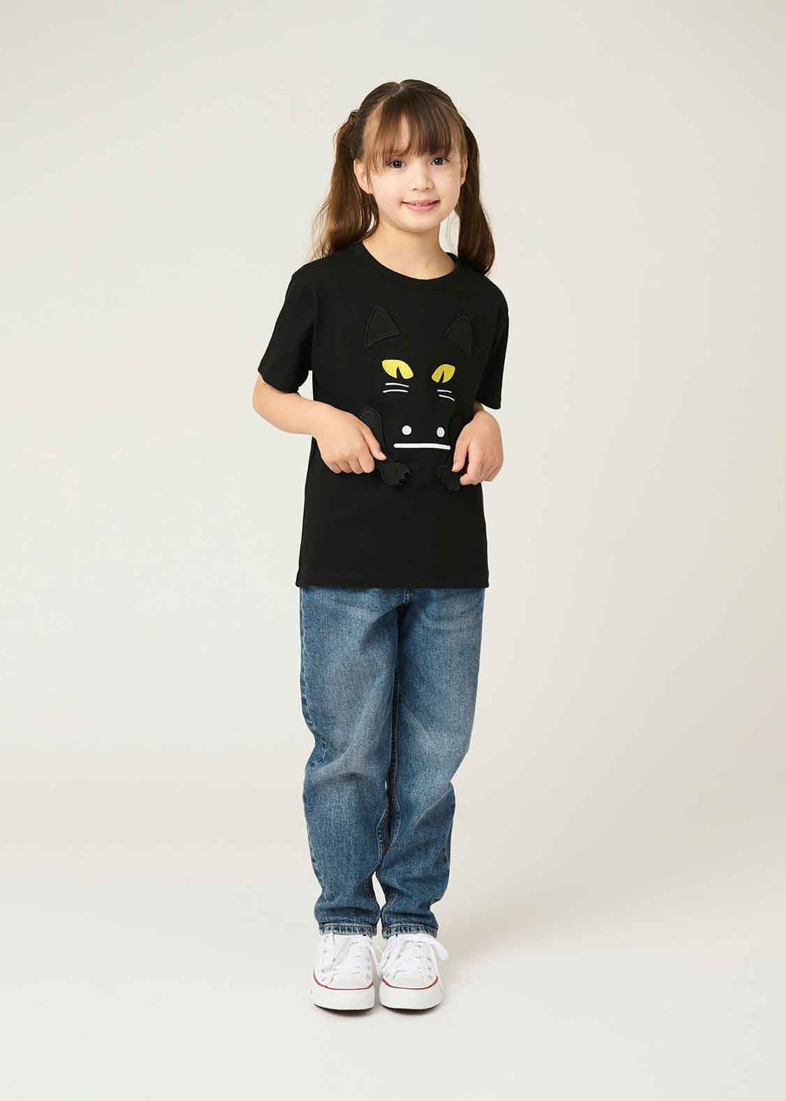 Short Sleeve Tee (Nekokaburi Beautiful Shadow) - Kids