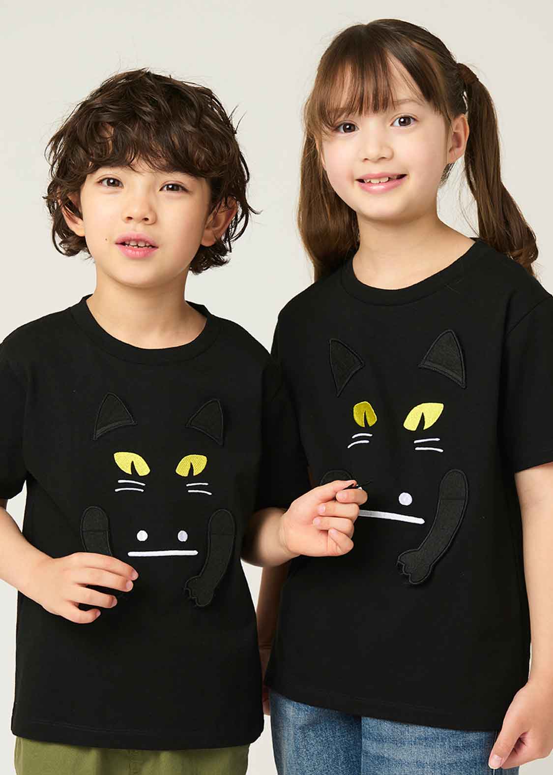 Short Sleeve Tee (Nekokaburi Beautiful Shadow) - Kids