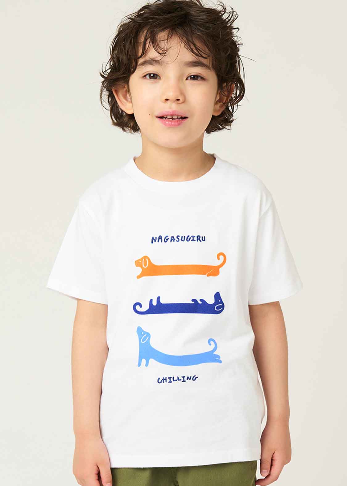 Short Sleeve Tee (Nagasugiru Inu Chilling) - Kids