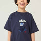 Rib Big Short Sleeve Tee (Ikaku Sabori) - Kids