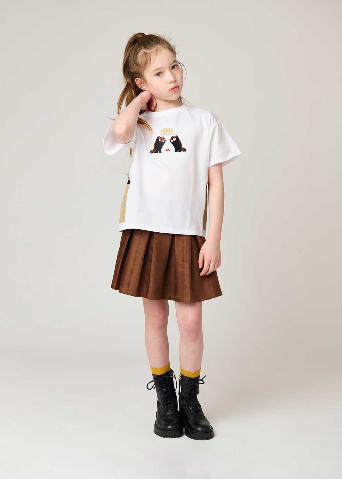 Side Pocket Short Sleeve Tee (Ikaku Nanikore) - Kids