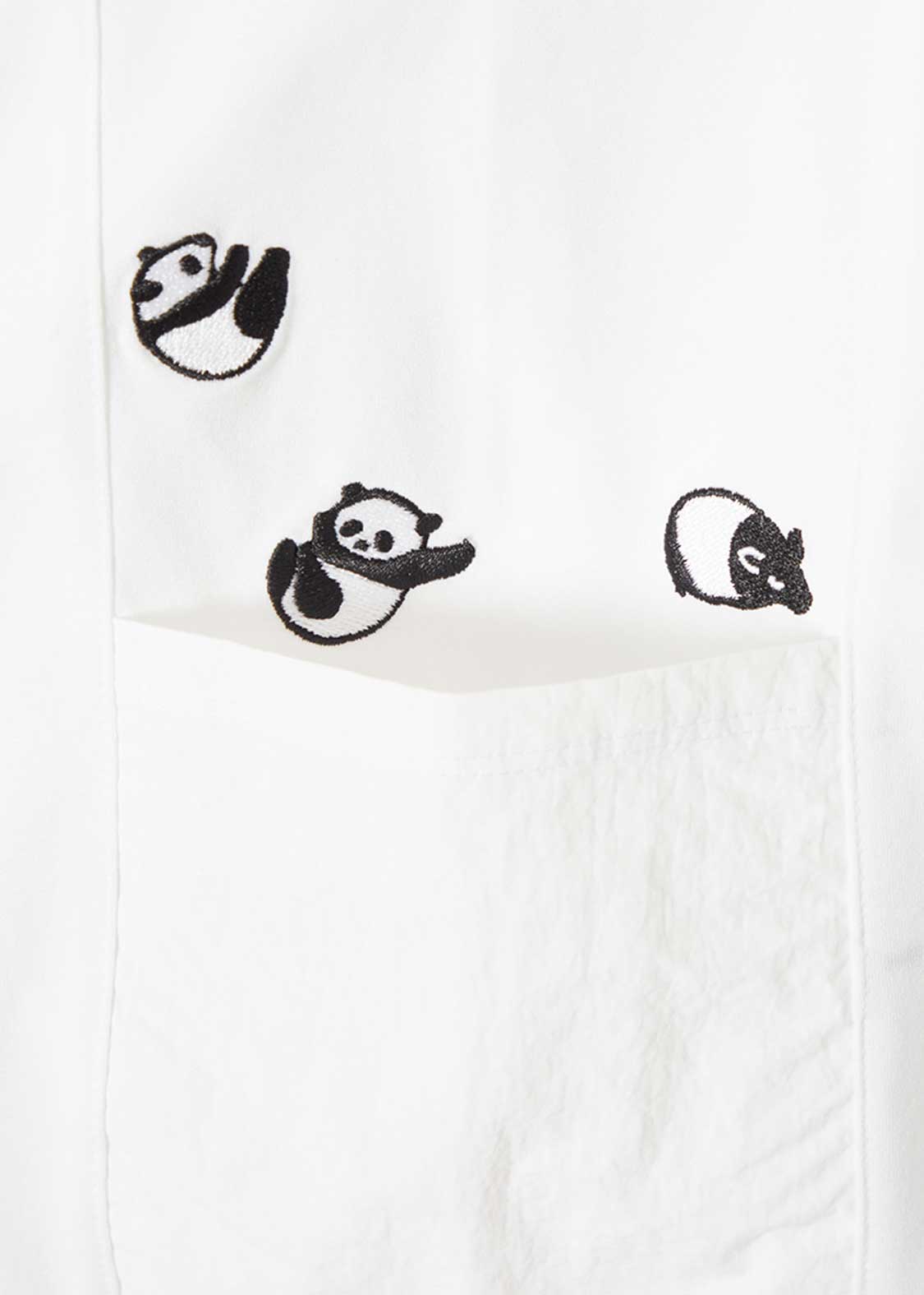 Side Pocket Short Sleeve Tee (Rolling Pandas Cafe) - Kids