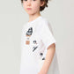 Side Pocket Short Sleeve Tee (Rolling Pandas Cafe) - Kids