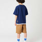 Layered Big Silhouette Short Sleeve Tee (Ikaku Nanikore)