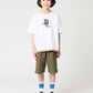 Layered Big Silhouette Short Sleeve Tee (Rolling Pandas Cafe) - Kids