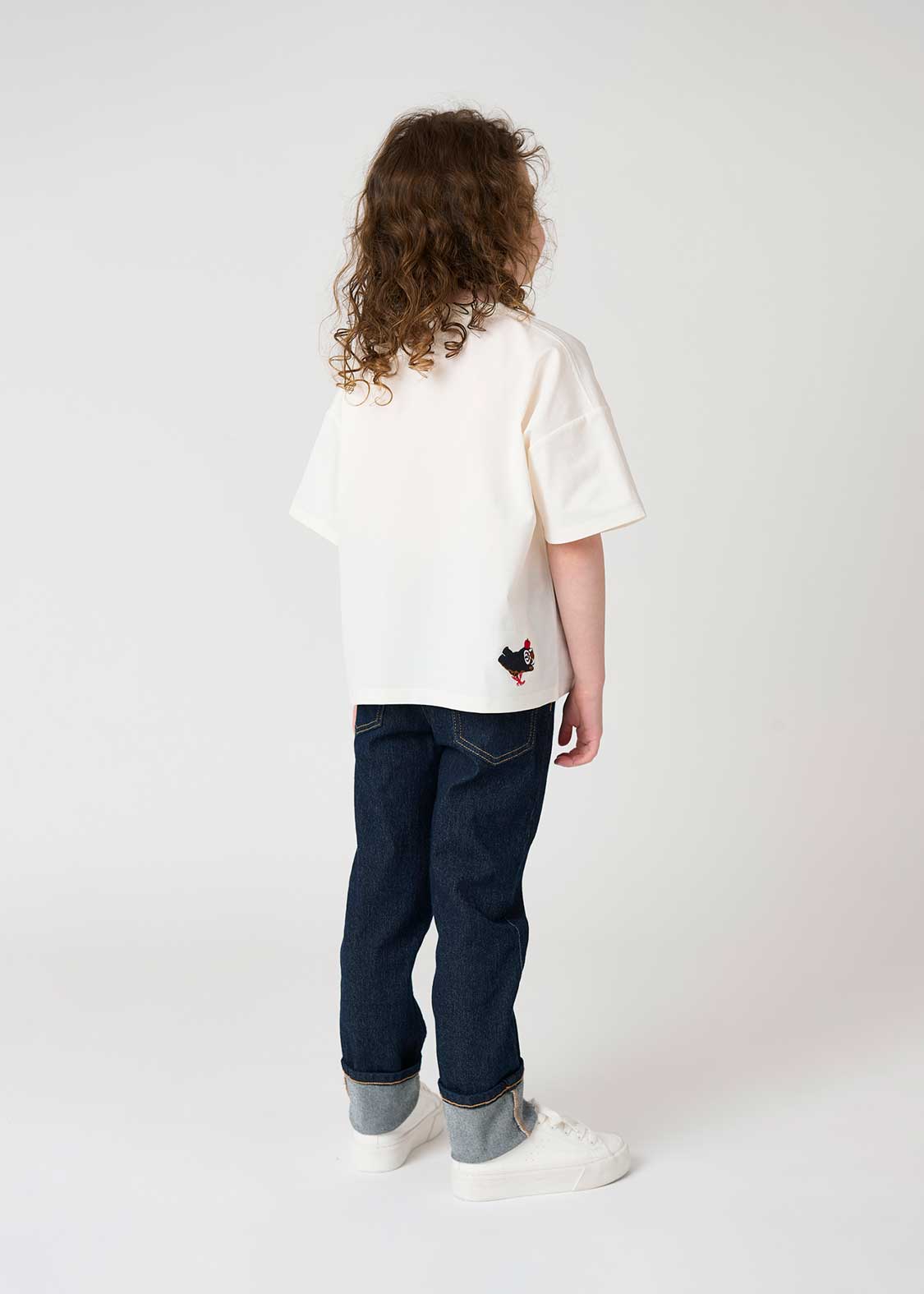 Big Pocket Big Silhouette Dry Short Sleeve Tee (Ikaku Power) -Kids
