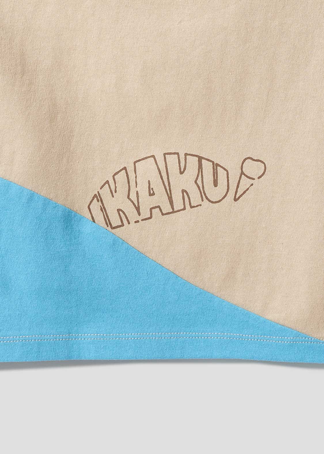 Ikaku Yummy Dance | Seaside Switching Big Silhouette Kids T-Shirt