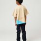 Ikaku Yummy Dance | Seaside Switching Big Silhouette Kids T-Shirt