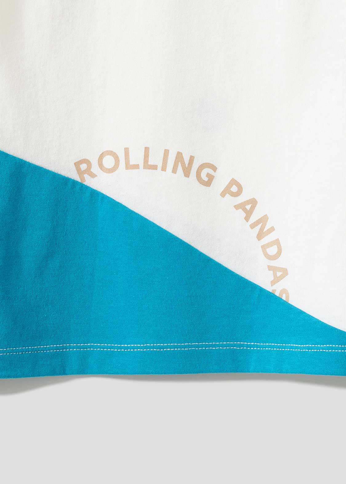 Rolling Pandas | Seaside Switching Big Silhouette Kids T-Shirt