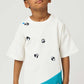 Rolling Pandas | Seaside Switching Big Silhouette Kids T-Shirt