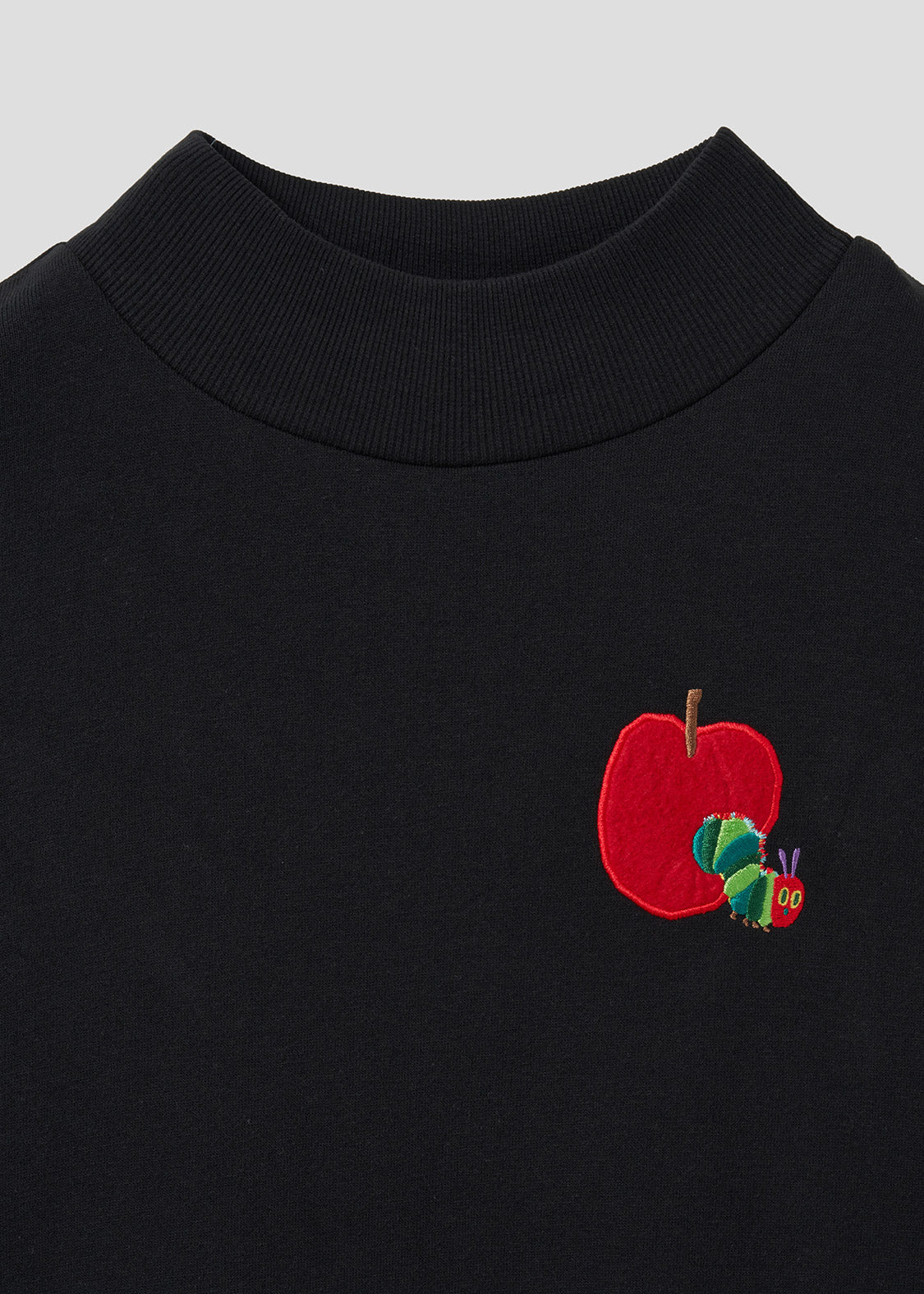 Eric Carle Sweat One-Piece (Eric Carle_Red Apple Embroidery)