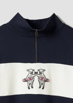 Half Zip Sweat One-Piece (Lamb Chop Skate)
