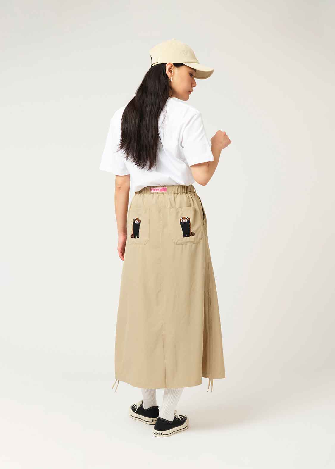 Drawstring Stretch Skirt (Ikaku a-boo)