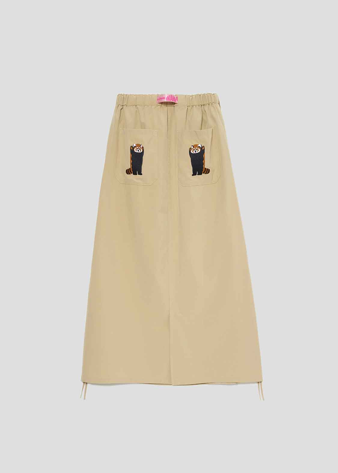 Drawstring Stretch Skirt (Ikaku a-boo)