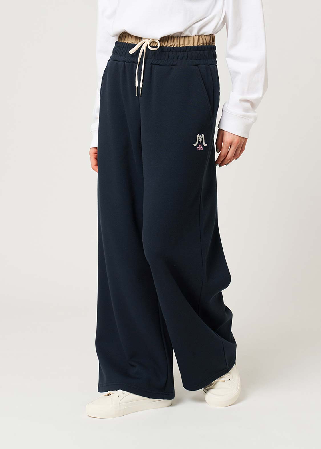 Big Mimi | Double-Waisted Wide-Leg Pants