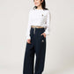Big Mimi | Double-Waisted Wide-Leg Pants