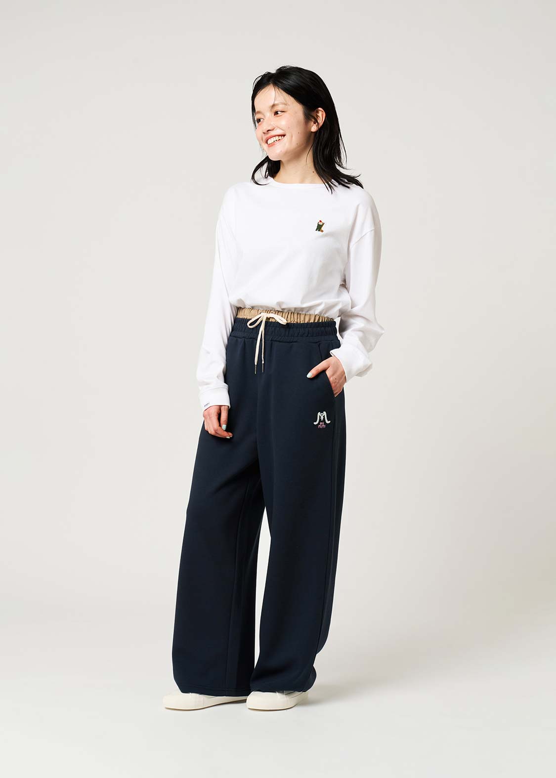 Big Mimi | Double-Waisted Wide-Leg Pants