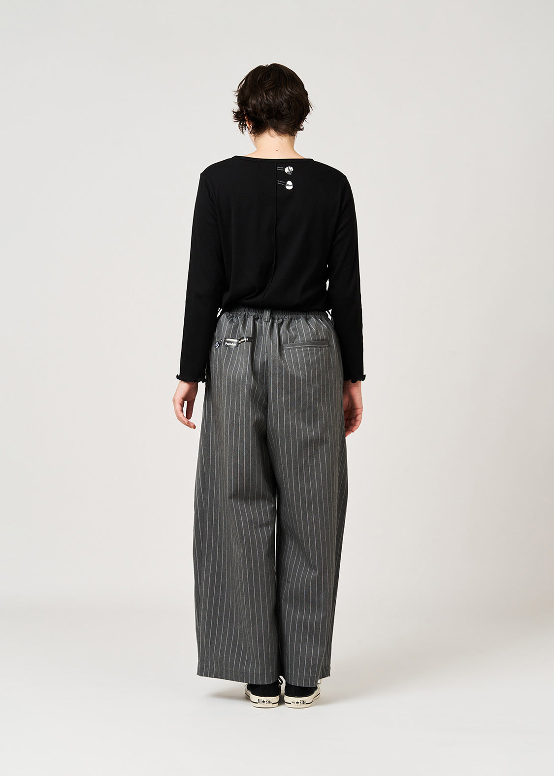 Rolling Pandas Library | Wide Tuck Pants