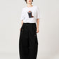 Ikaku Royal DRK | Wide Tuck Pants