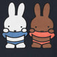 miffy French Sleeve One-Piece (miffy_miffy and melanie)