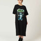 Ayako Ishiguro Harf Sleeve T-shirt One-Piece (Ayako Ishiguro_Thunder Dragon Cat)