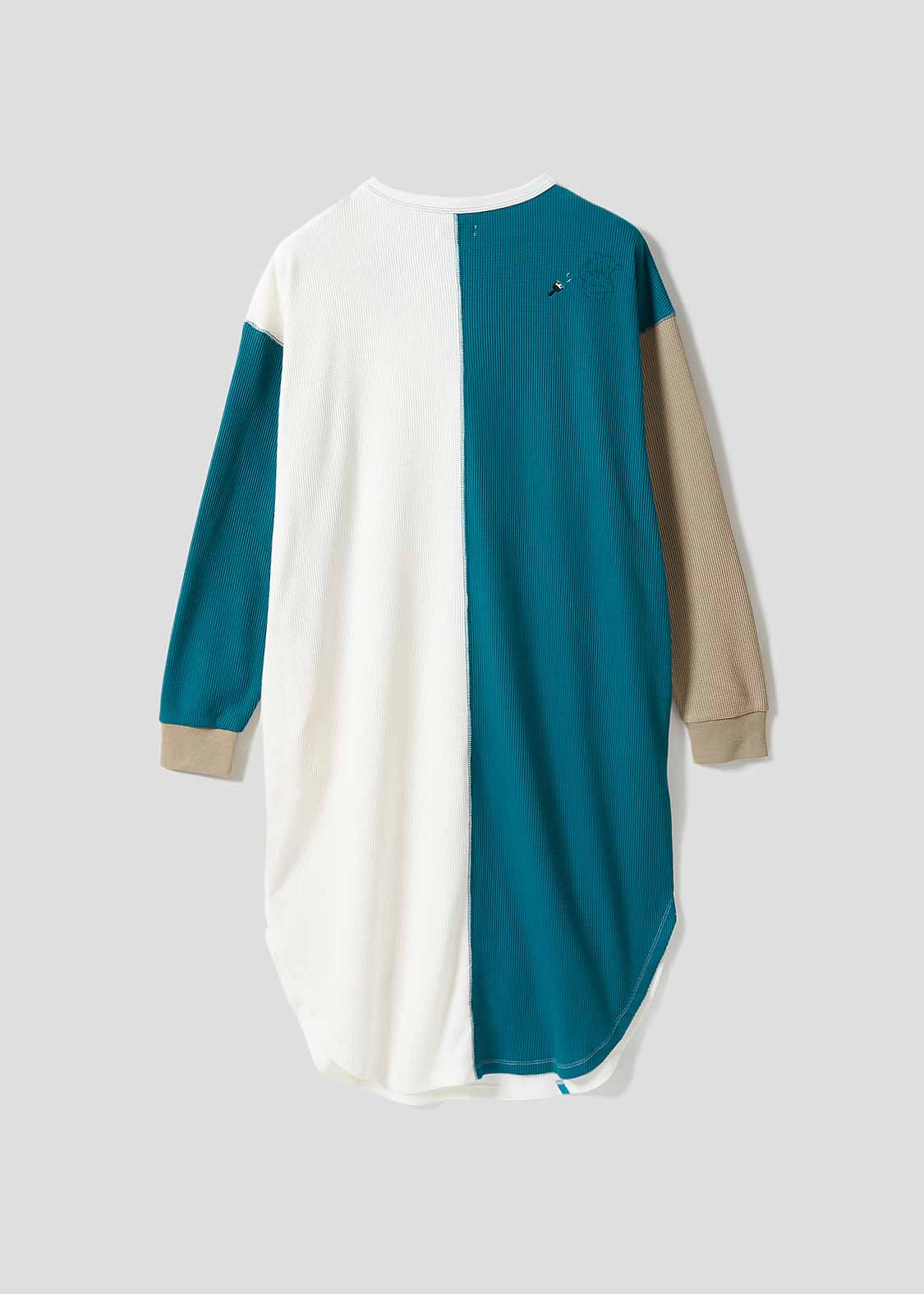 Waffle Long Sleeve One-Piece (Lamb Chop painting)