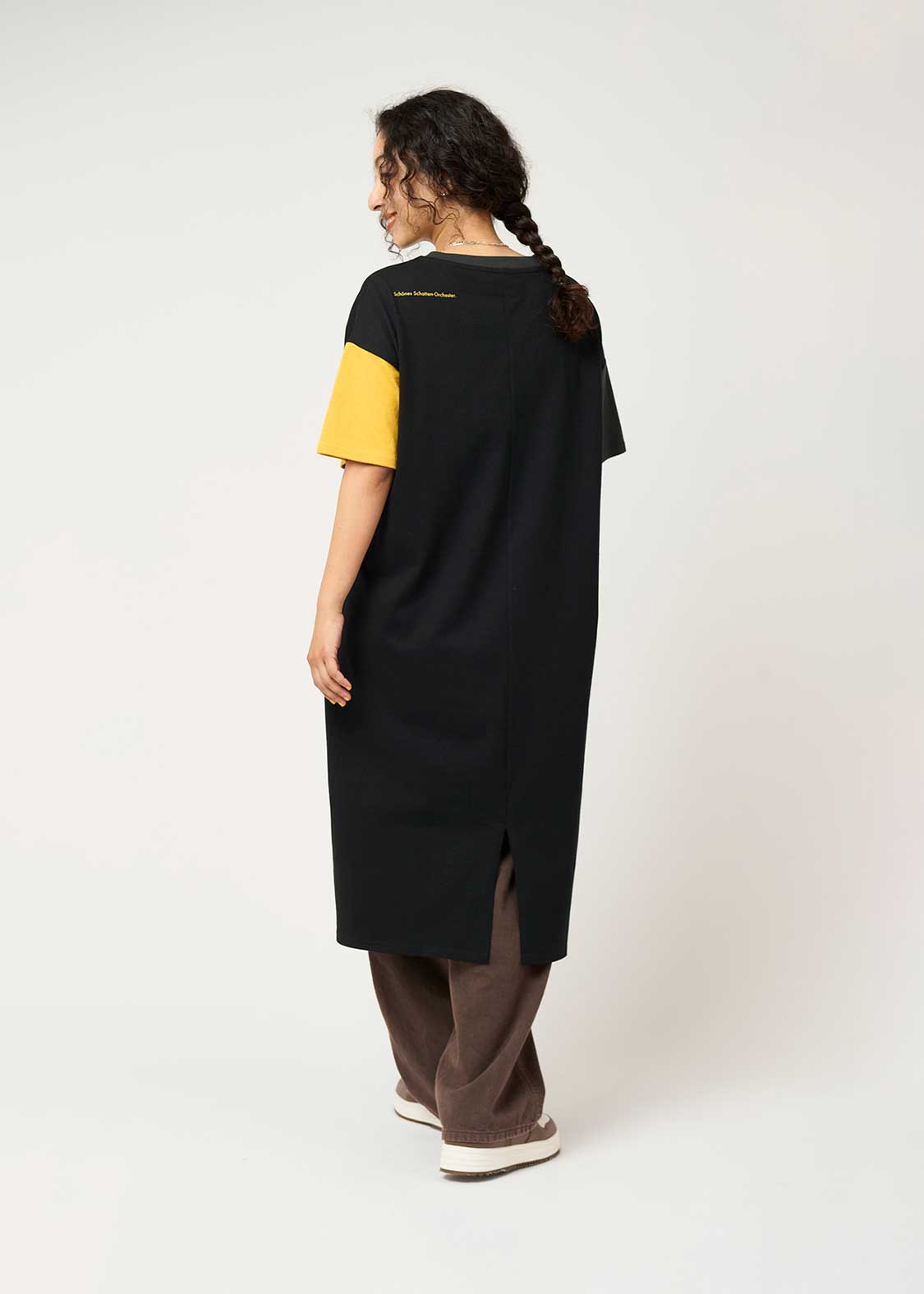 Crazy Pattern Half Sleeve Tee One-Piece (Beautiful Shadow Orchestra)