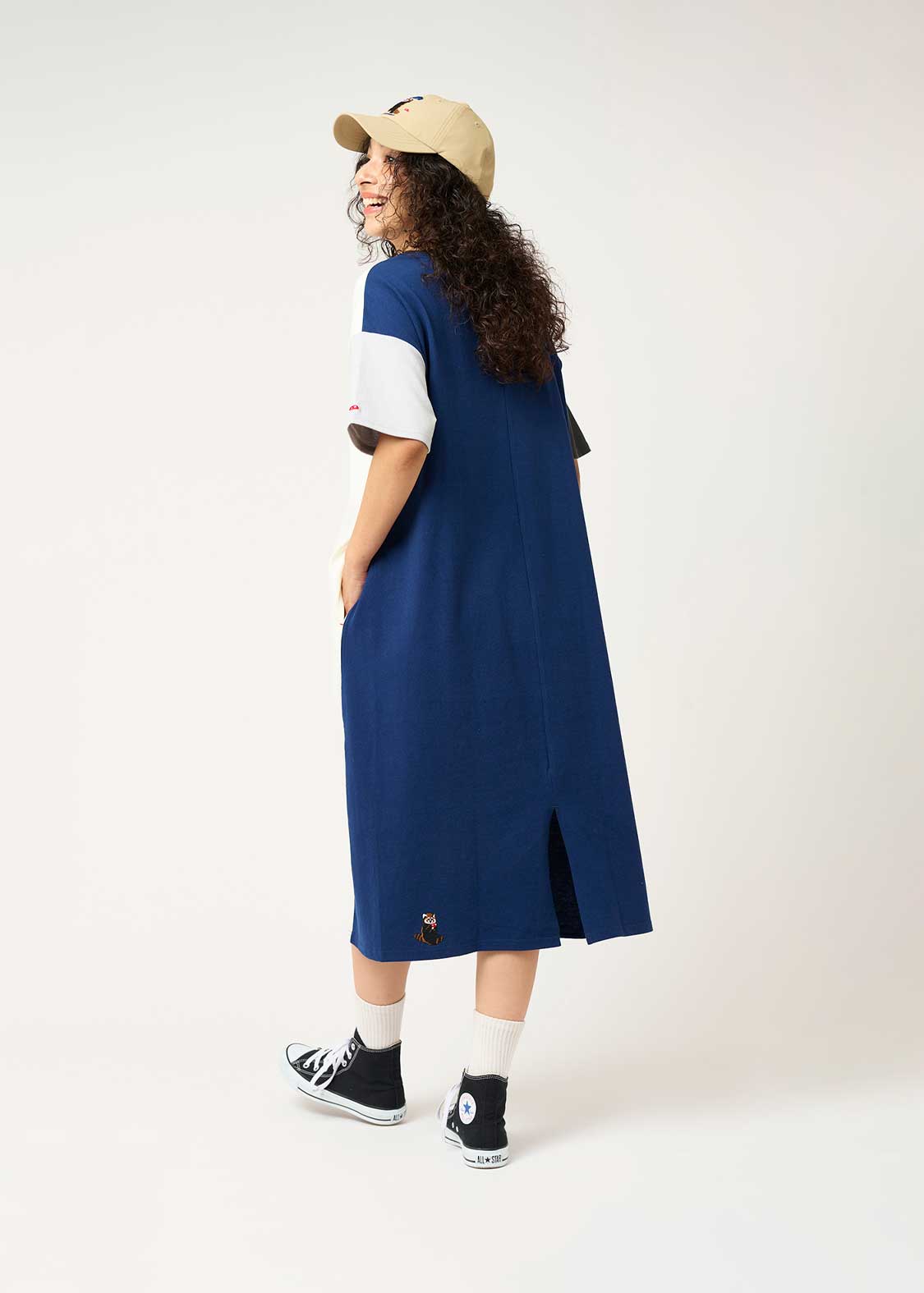 Crazy Pattern Half Sleeve Tee One-Piece (Ikaku Nanikore)