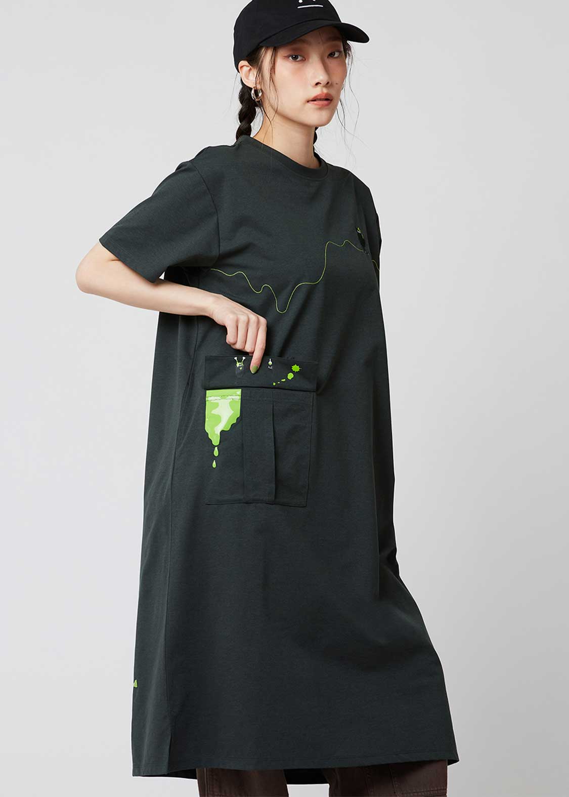 Dry Drawstring One-Piece (Beautiful Shadow Creature)