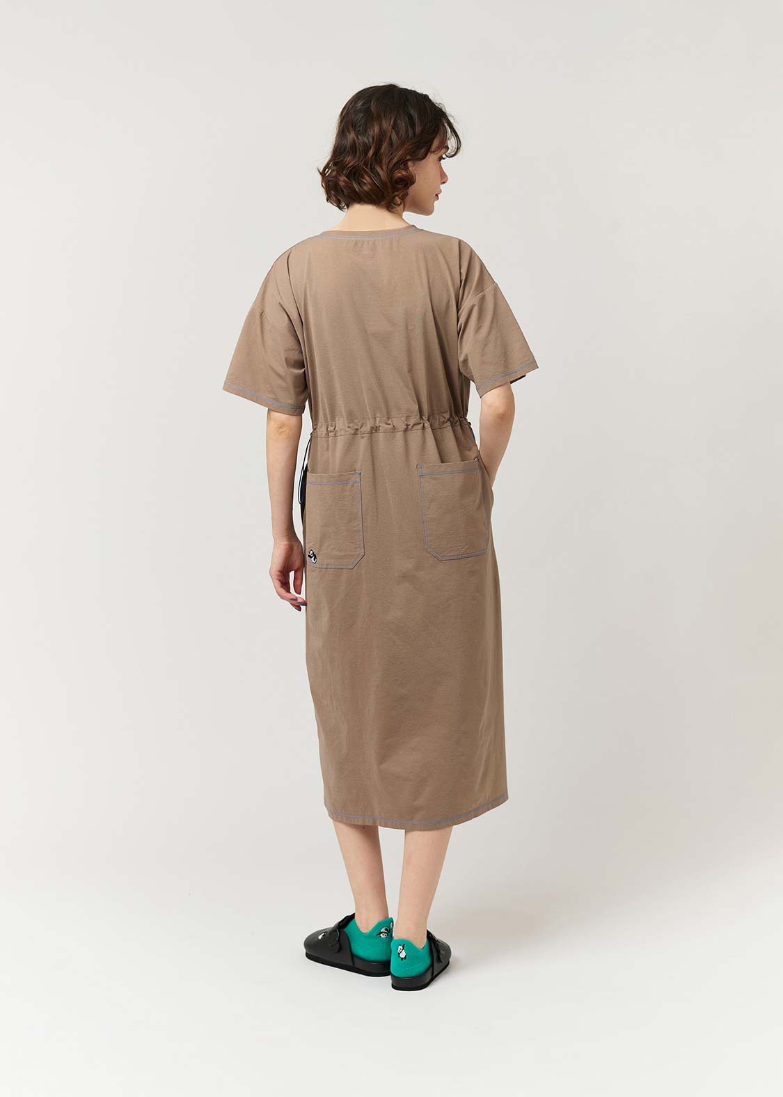 Multifunction Color Stitch One-Piece (Rolling Pandas Pennant)