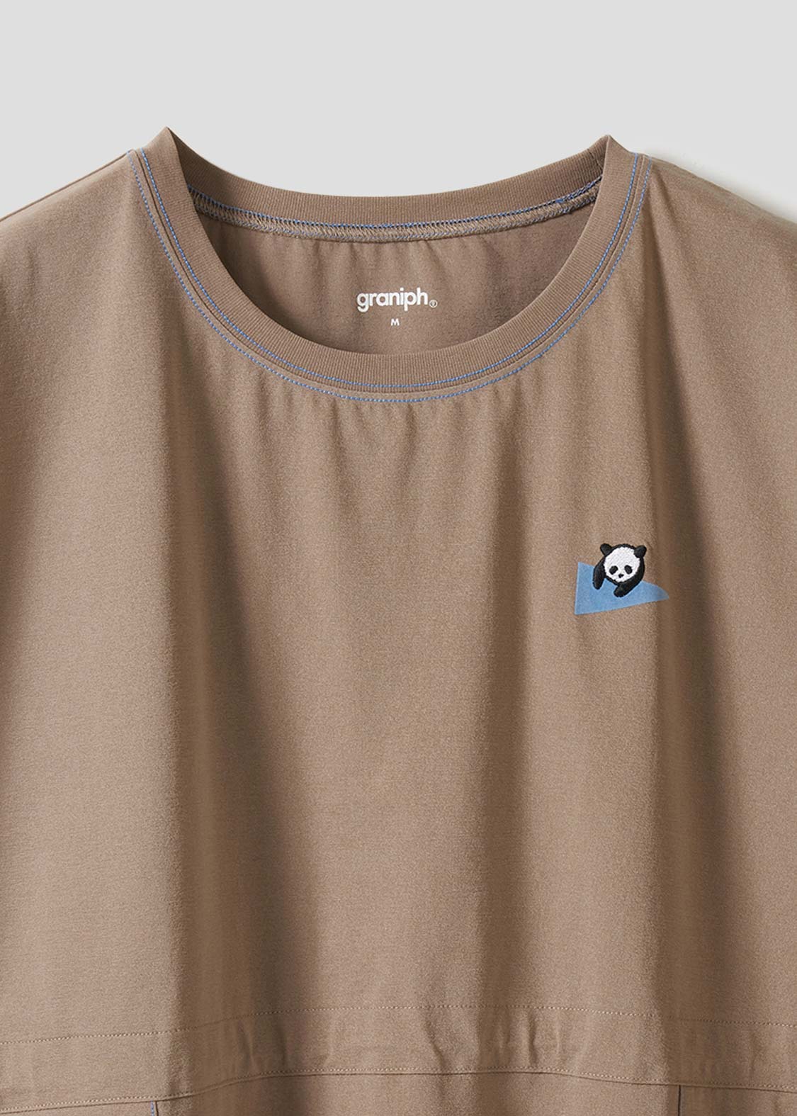 Multifunction Color Stitch One-Piece (Rolling Pandas Pennant)