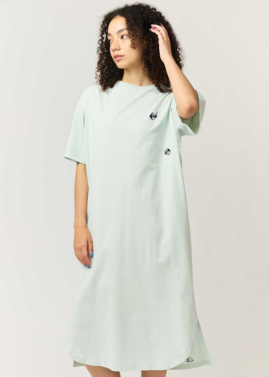 Rolling Pandas Symbolic | Back Waffle Dress