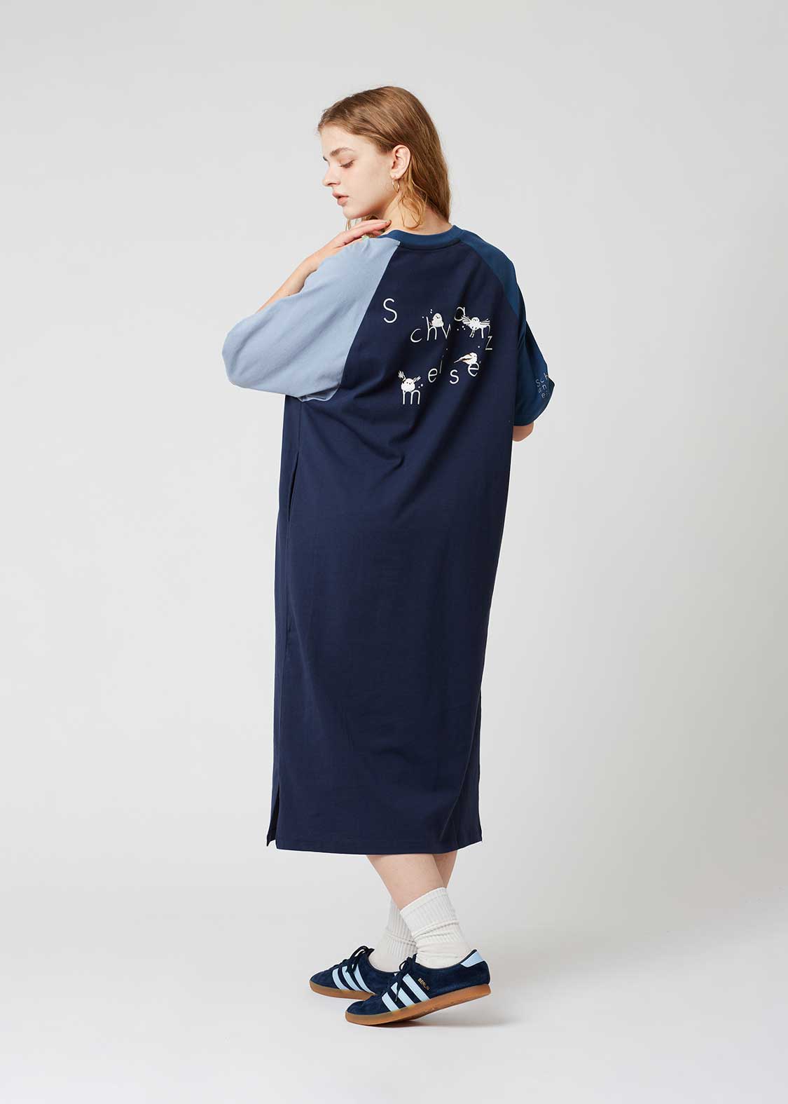 Shimaenaga | Crazy Raglan Dress