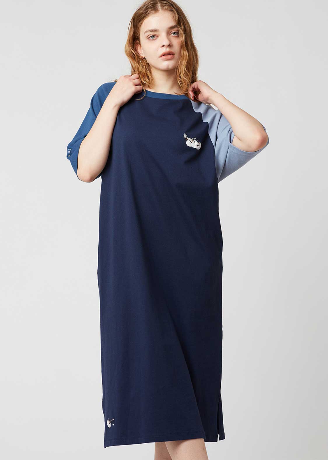 Shimaenaga | Crazy Raglan Dress