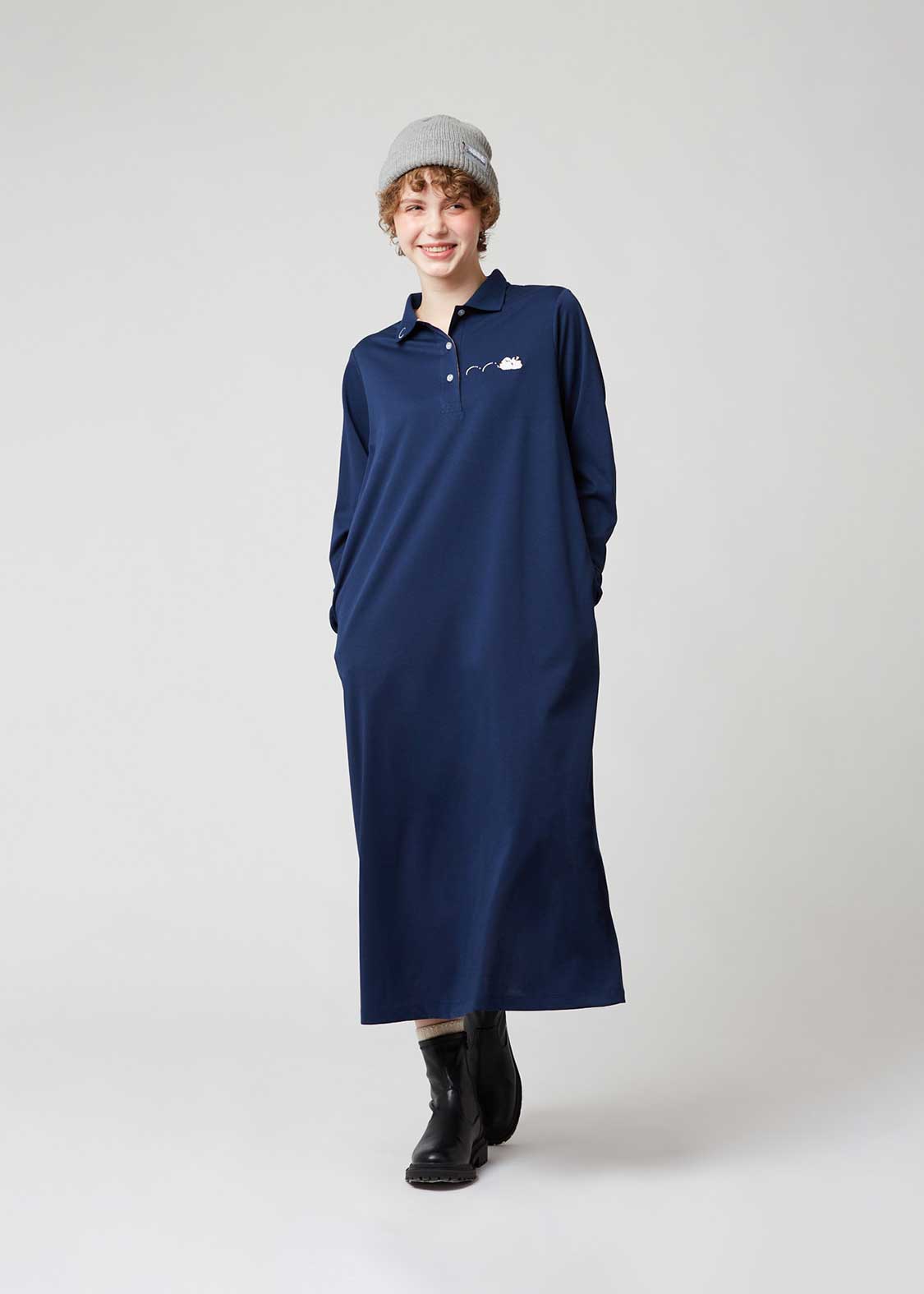 Shimaenaga | Polo Dress