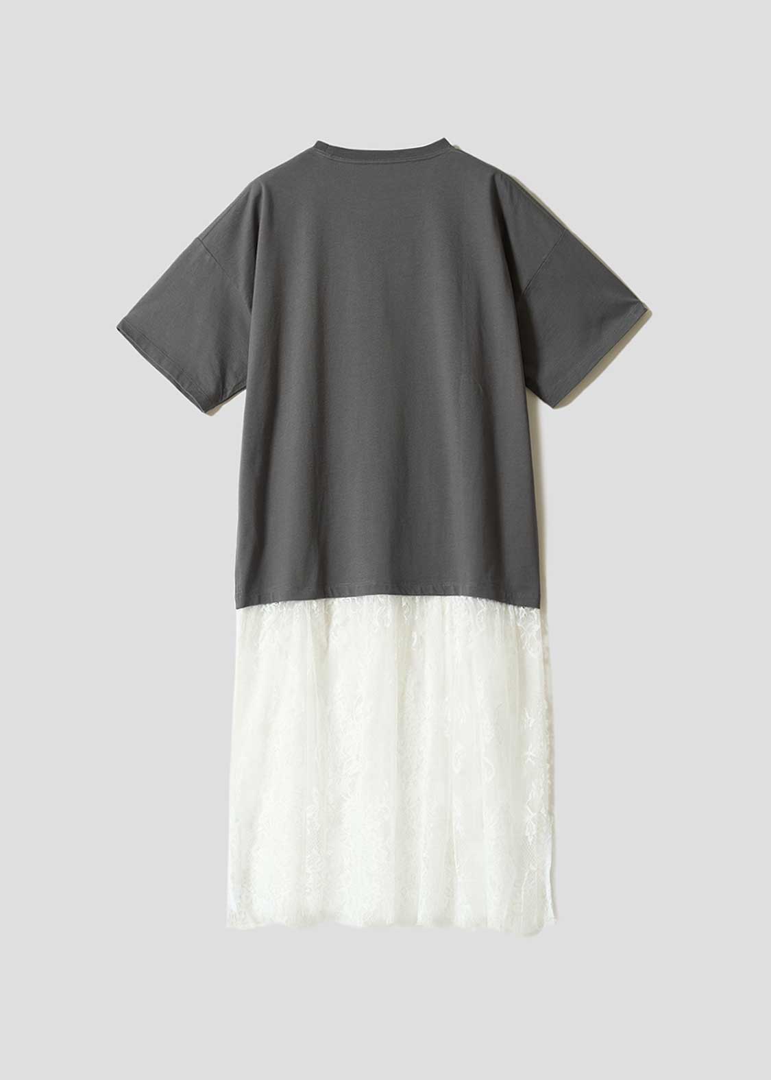 Rolling Pandas Records | Lace T-Shirt Dress