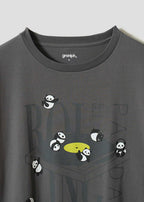 Rolling Pandas Records | Lace T-Shirt Dress