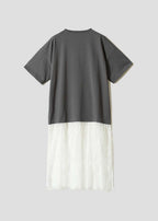 Rolling Pandas Records | Lace T-Shirt Dress