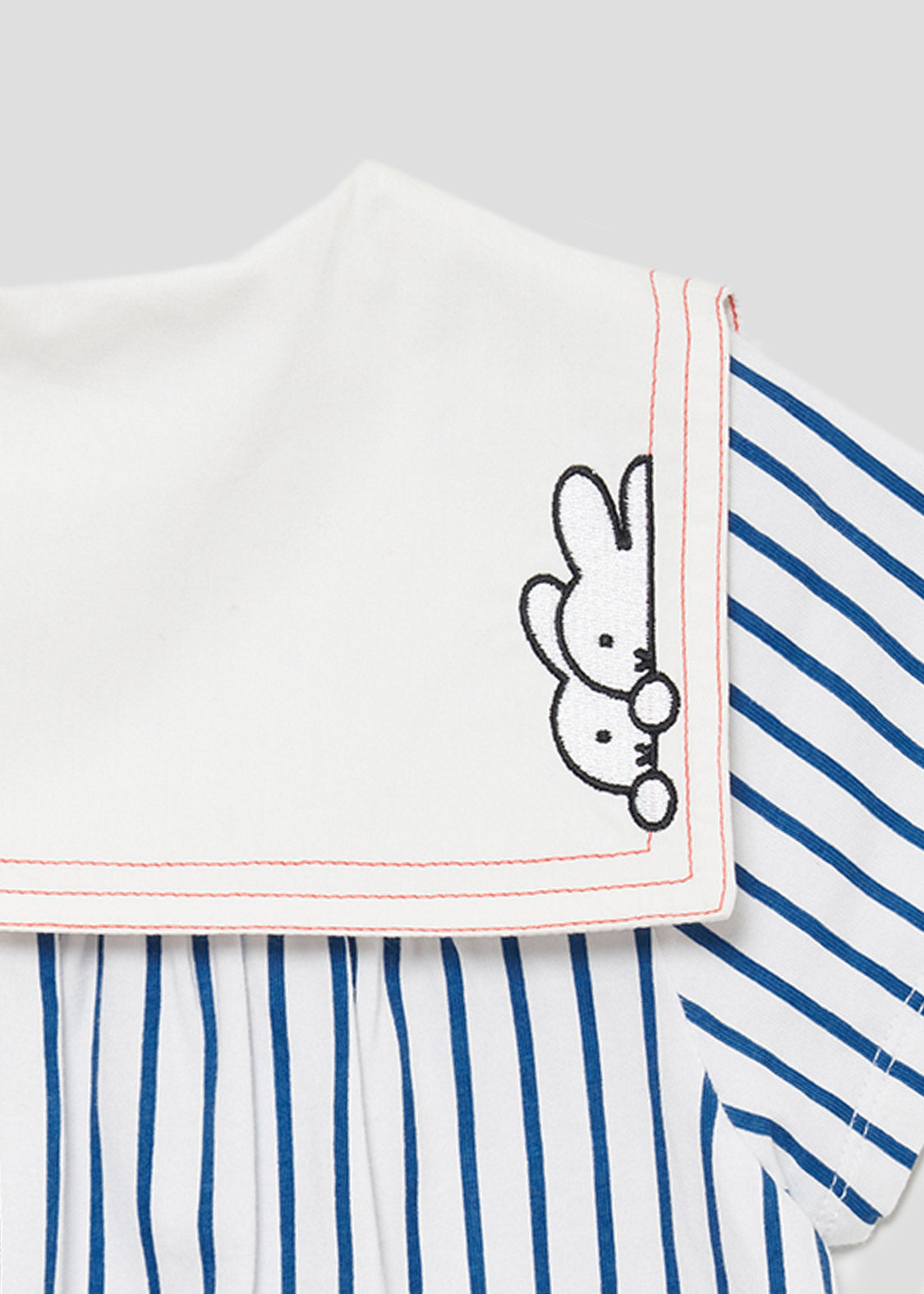 miffy Sailor Short Sleeve One-Piece (miffy_miffy Hide and Seek)