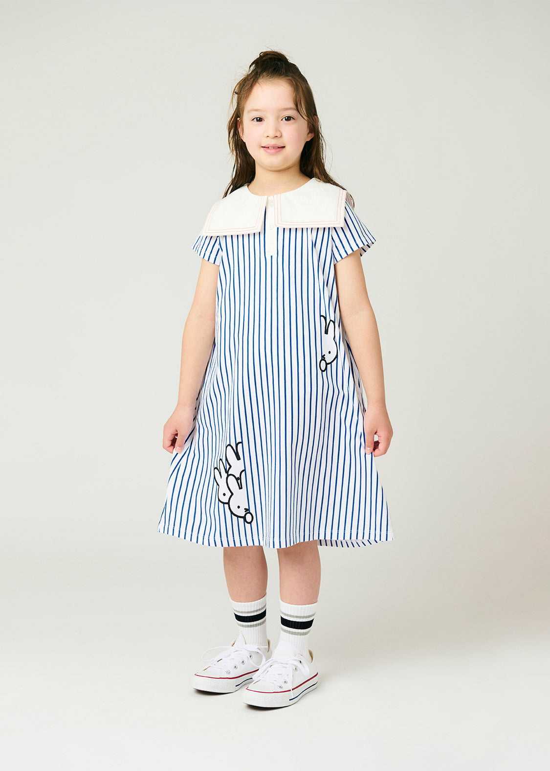 miffy Sailor Short Sleeve One-Piece (miffy_miffy Hide and Seek)