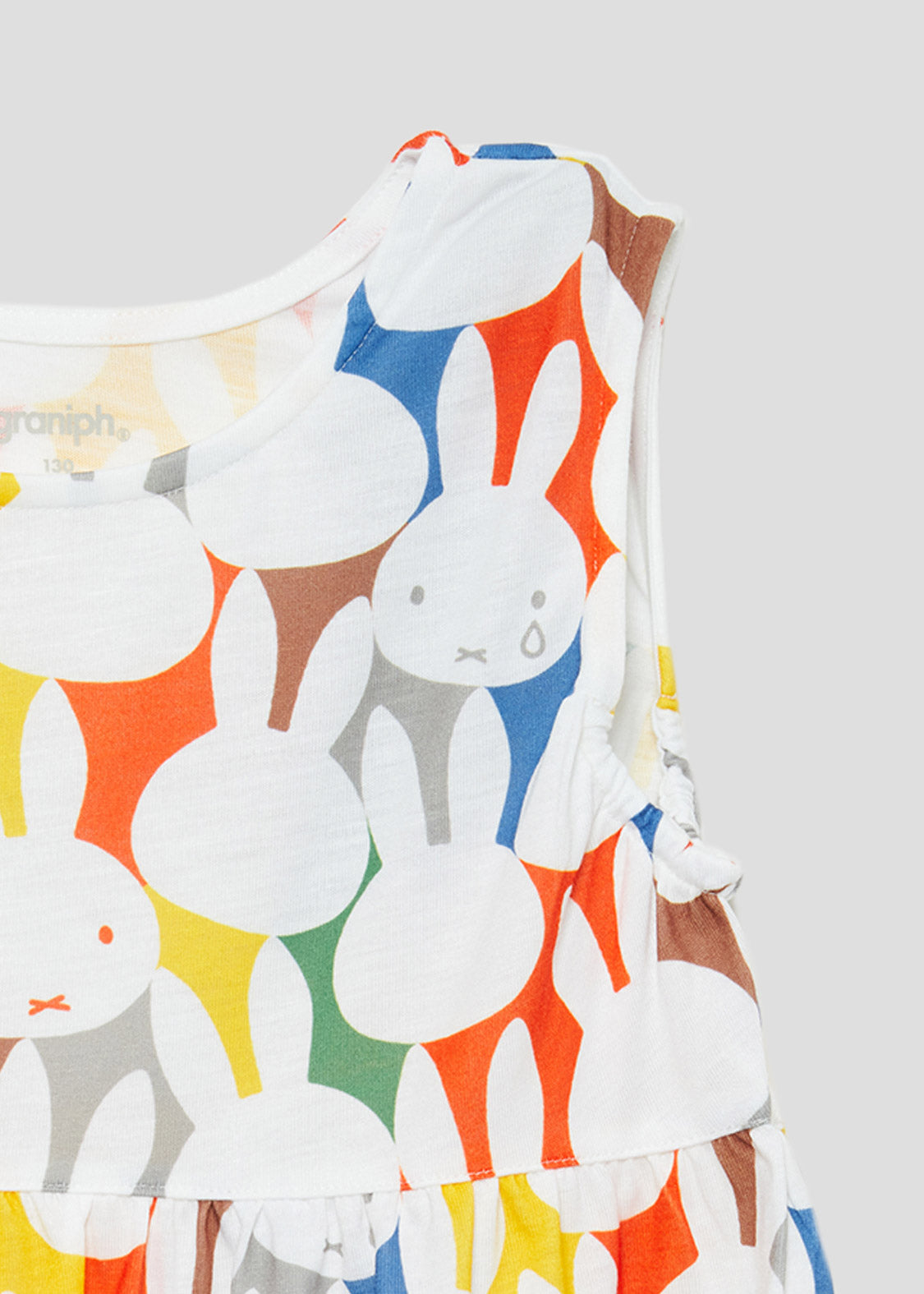 miffy Tiered Sleeveless One-Piece (miffy_miffy Pattern 2)