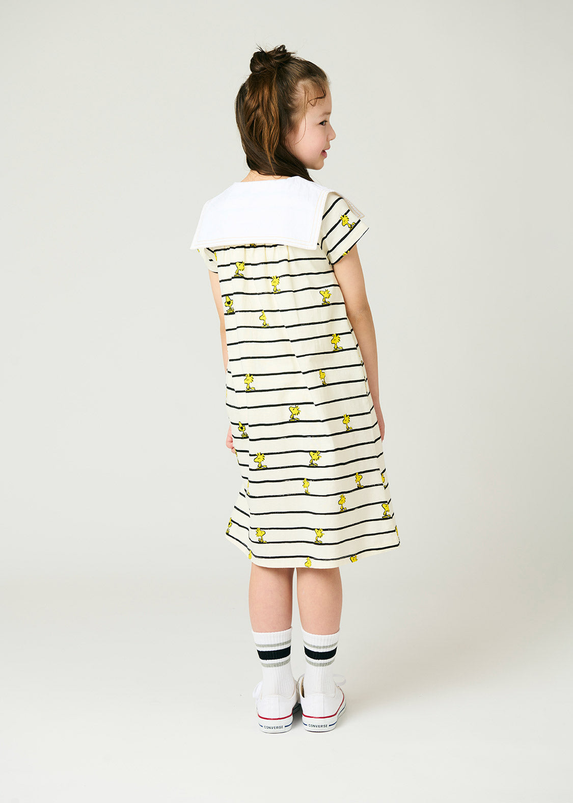 Peanuts Sailor Short Sleeve One-Piece  (Peanuts_Woodstock Pattern) - Kids